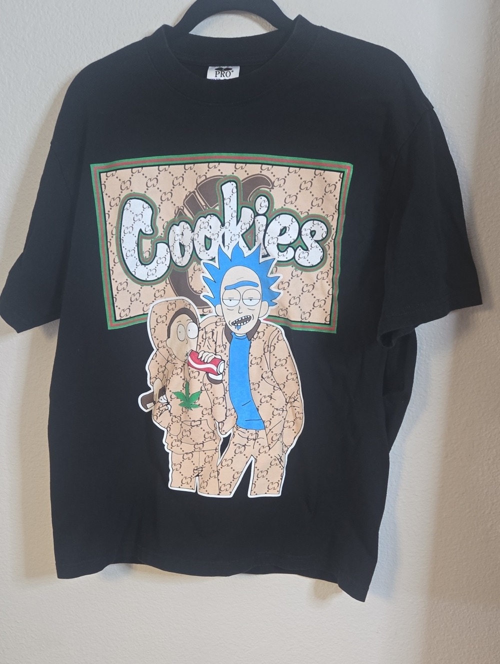 Cookies x Rick & Morty Graphic Black Short Sleeve Tee
